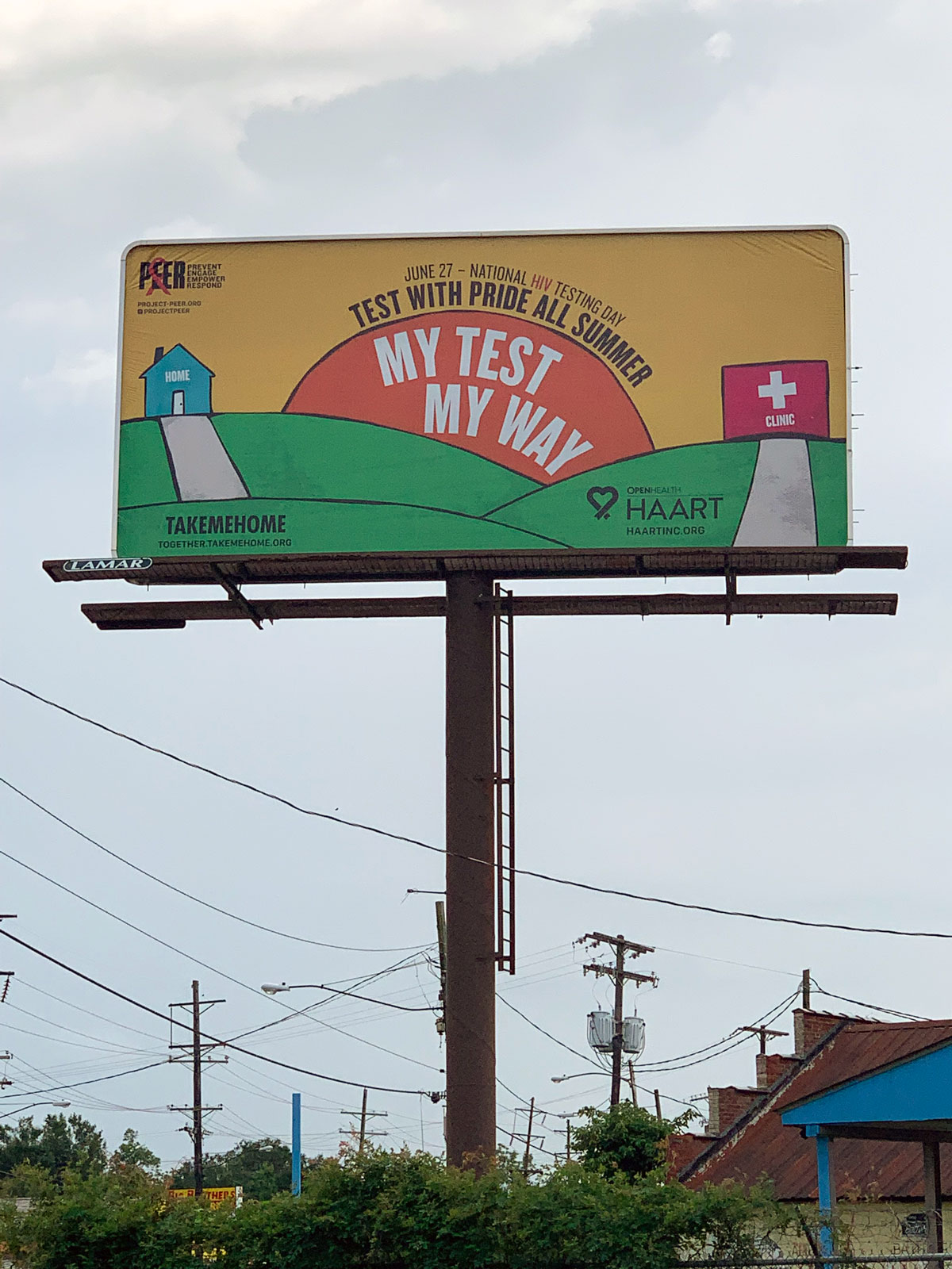 Project PEER: My Test My Way Billboard